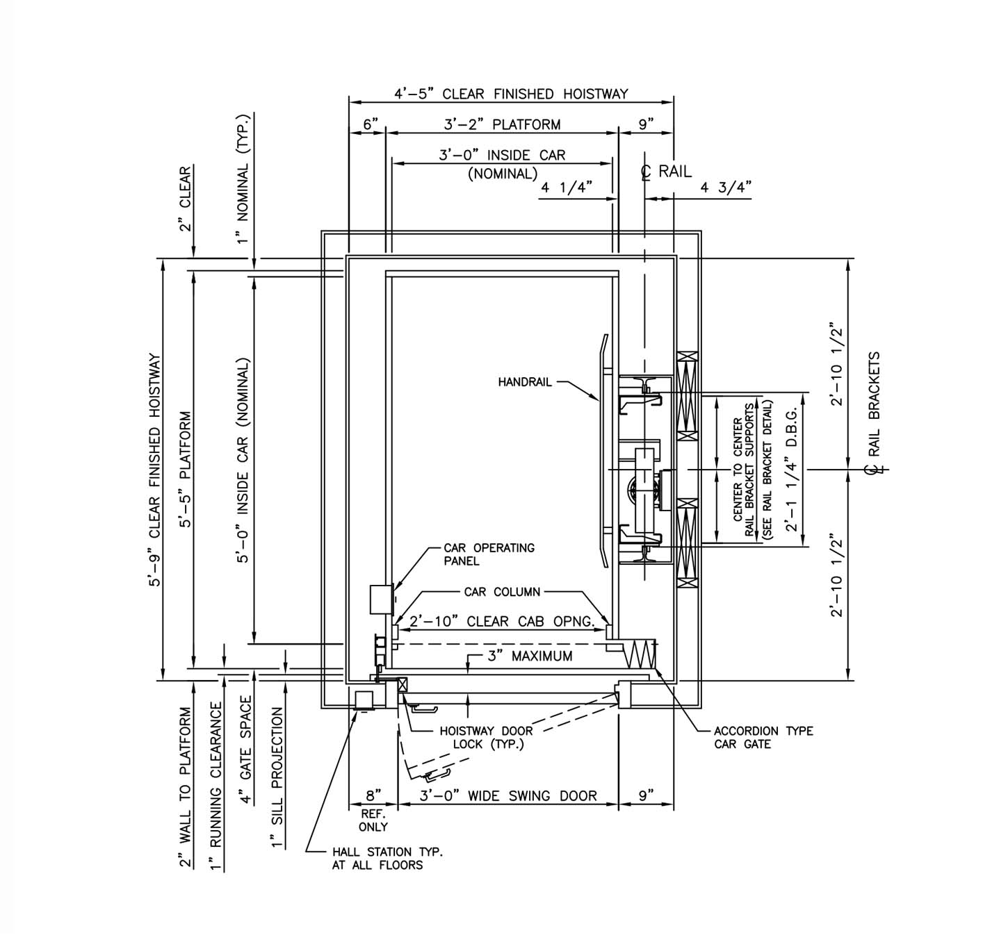 Hydraulic Drawings Custom Elevator