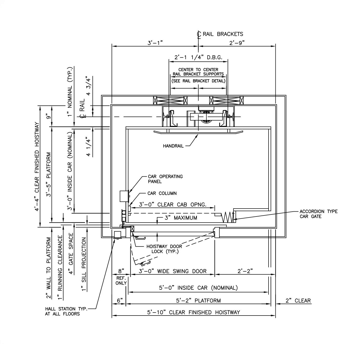 Hydraulic Drawings Custom Elevator