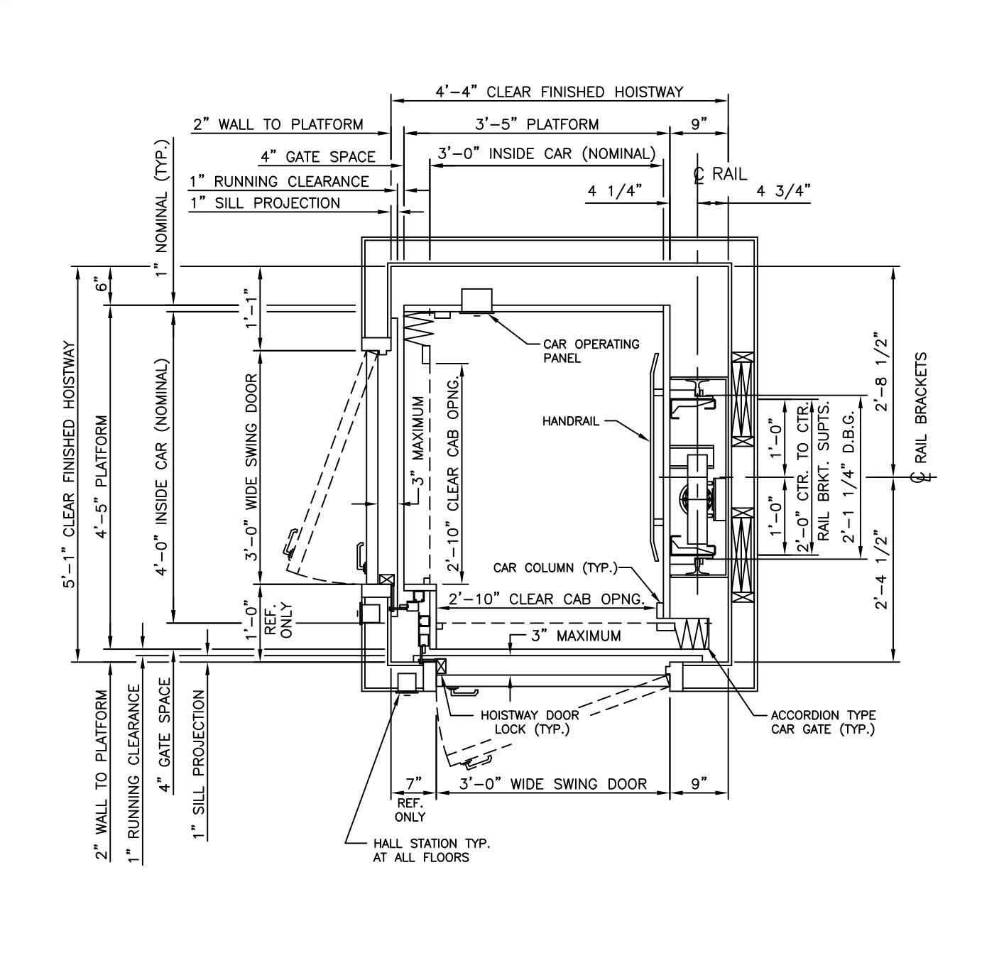 Hydraulic Drawings Custom Elevator